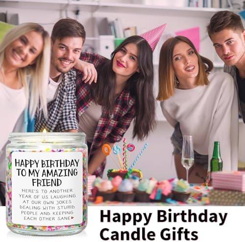 Mrssbea Happy Birthday Friend Vanilla Cake Candle — photo 4 of 14