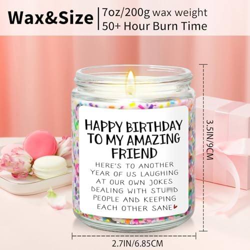 Mrssbea Happy Birthday Friend Vanilla Cake Candle — photo 8 of 14