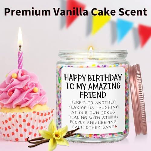 Mrssbea Happy Birthday Friend Vanilla Cake Candle — photo 10 of 14