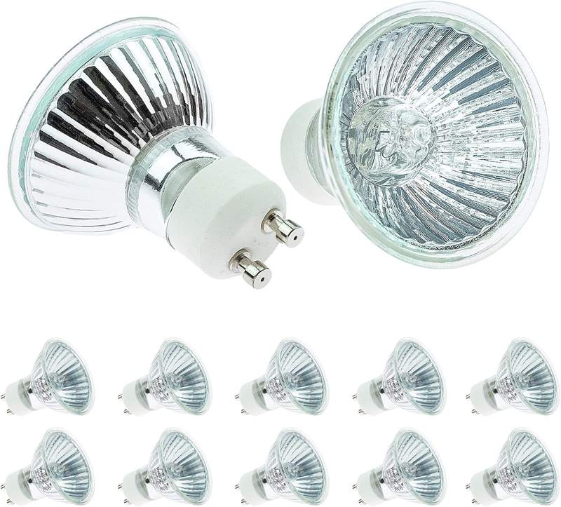 Multipack Lighting 10 Pack GU10 35W Halogen Bulbs for Candle Warmer Lamps — GU10 candle warmer bulb