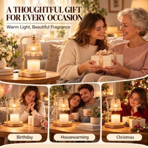Nimesh Gold Flower Candle Warmer Lamp — photo 16 of 16