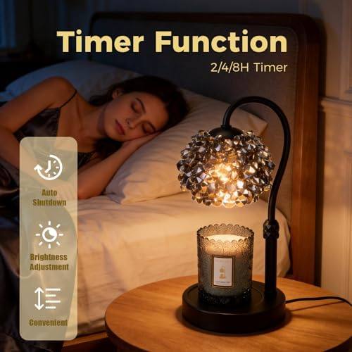 NOREMIA Crystal Candle Warmer Lamp, Ambient Light Edition — photo 4 of 14