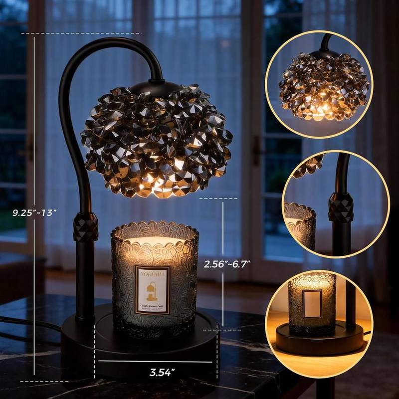 NOREMIA Crystal Candle Warmer Lamp, Ambient Light Edition — photo 5 of 14