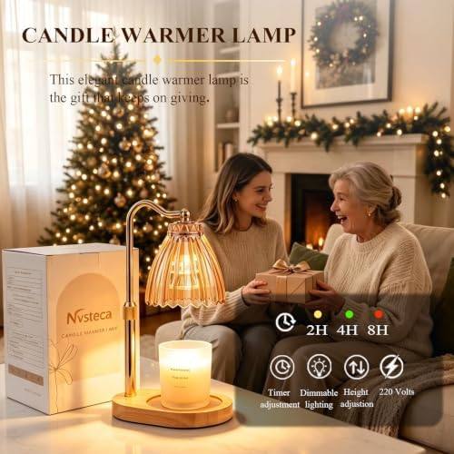 Nvsteca Gold Flower Candle Warmer Lamp — photo 4 of 16