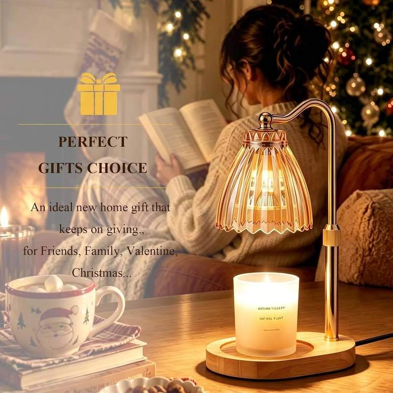 Nvsteca Gold Flower Candle Warmer Lamp — photo 15 of 16