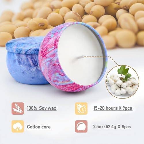 OFUN Scented Candle Gift Set of 9 — photo 4 of 18