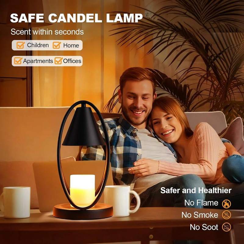 OKYUK Smoky Crystal Candle Warmer Lamp with Remote Control — photo 5 of 14