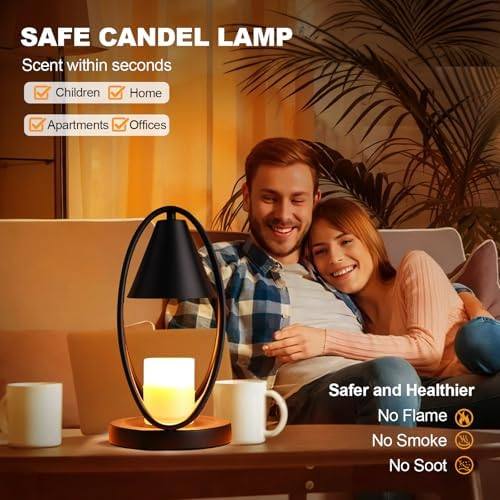 OKYUK Smoky Crystal Candle Warmer Lamp with Remote Control — photo 6 of 14