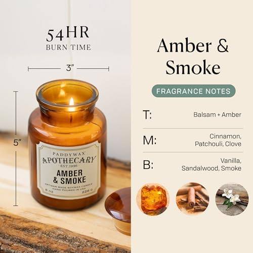 Paddywax Apothecary Amber & Smoke Candle — photo 4 of 16