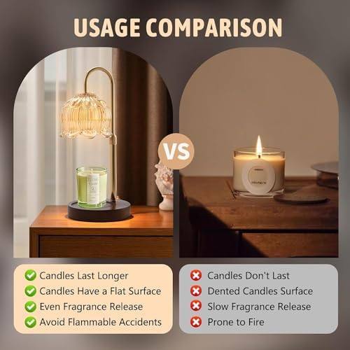 Paryou Walnut-Base Candle Warmer Lamp — photo 10 of 12