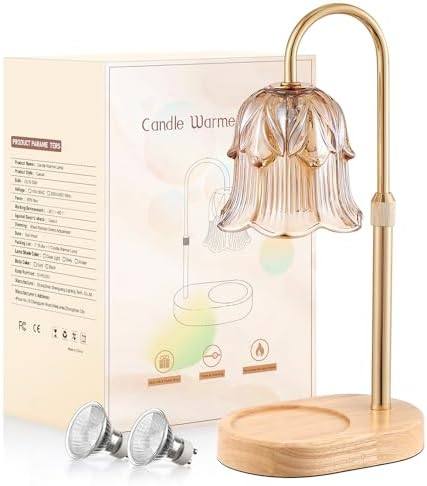 Pfxud Amber Flower Candle Warmer Lamp — photo 16 of 16