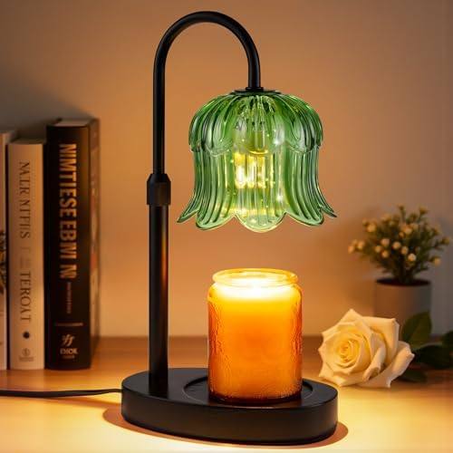 Pfxud Green Flower Candle Warmer Lamp — photo 2 of 16