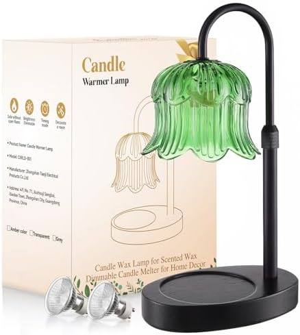 Pfxud Green Flower Candle Warmer Lamp — photo 16 of 16