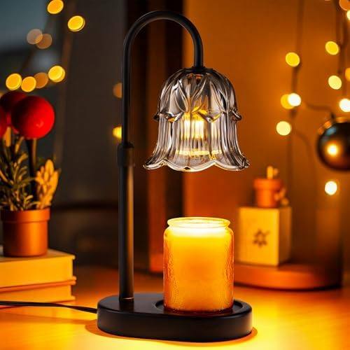 Pfxud Grey Flower Candle Warmer Lamp — photo 4 of 18