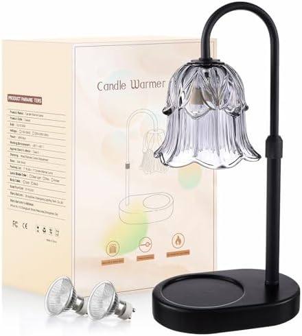 Pfxud Grey Flower Candle Warmer Lamp — photo 18 of 18