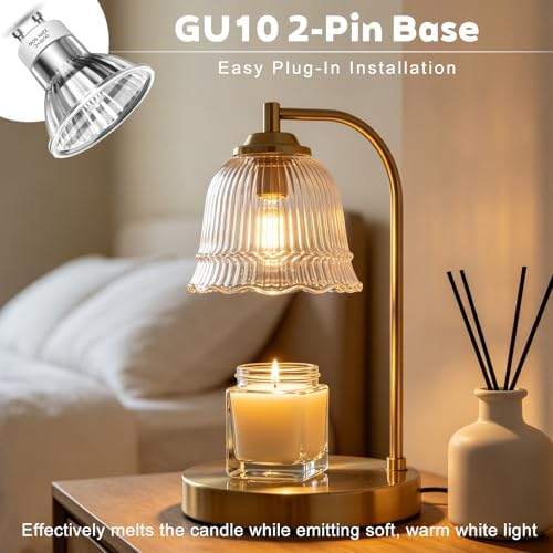 Pluvikon 2 Pack GU10 50W Candle Warmer Lamp Bulb — photo 6 of 16