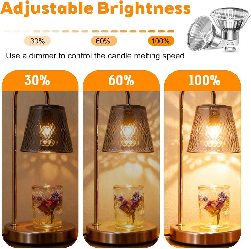Pluvikon 2 Pack GU10 50W Candle Warmer Lamp Bulb — photo 7 of 16