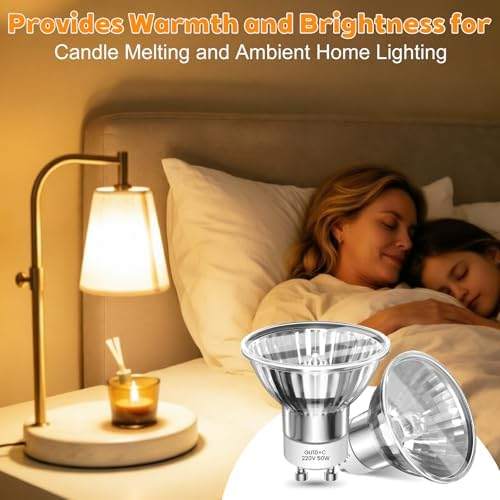 Pluvikon 2 Pack GU10 50W Candle Warmer Lamp Bulb — photo 16 of 16