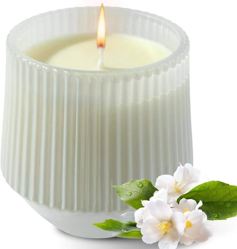 PPIFAS Luna's Kiss White Jasmine, Tuberose & Ylang Candle — jar scented candle