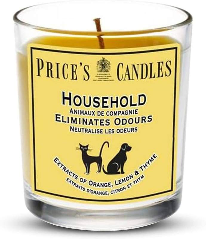 Price's Household Odour-Eliminating Jar Candle — jar scented candle