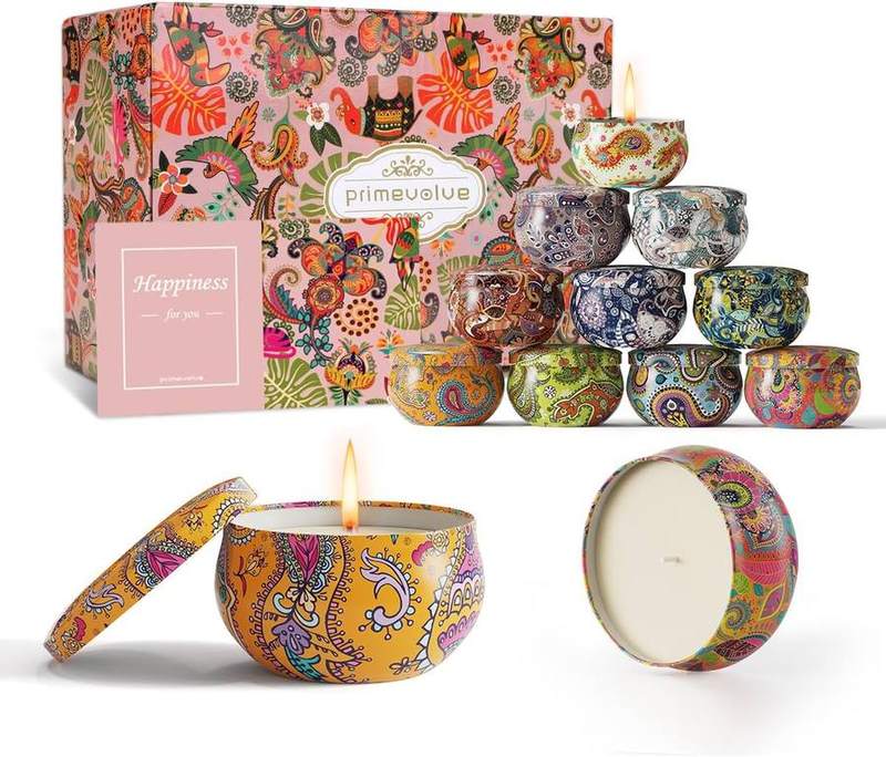Primevolve Scented Candle Gift Set of 12 with Stickers — photo 3 of 16