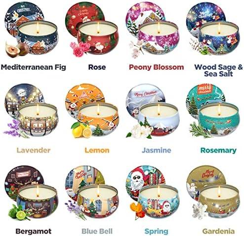 Primevolve Christmas Scented Candle Gift Set of 12 — photo 6 of 14