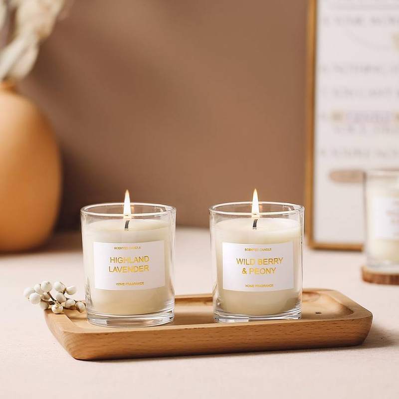 PROFIKLA Lavender, Peony & Berries, Sandalwood Candle Gift Set of 3 — photo 3 of 14