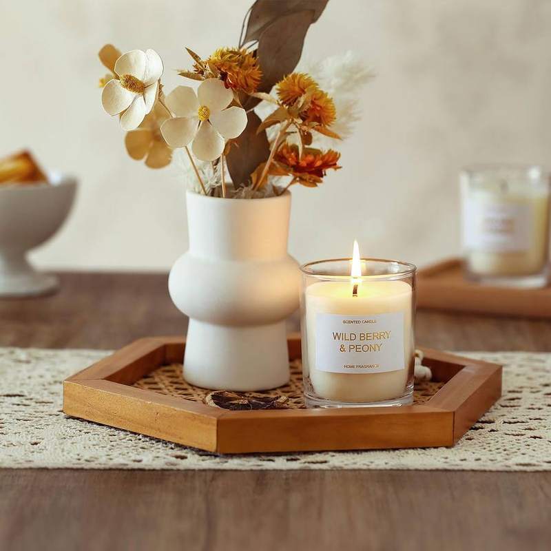 PROFIKLA Lavender, Peony & Berries, Sandalwood Candle Gift Set of 3 — photo 7 of 14