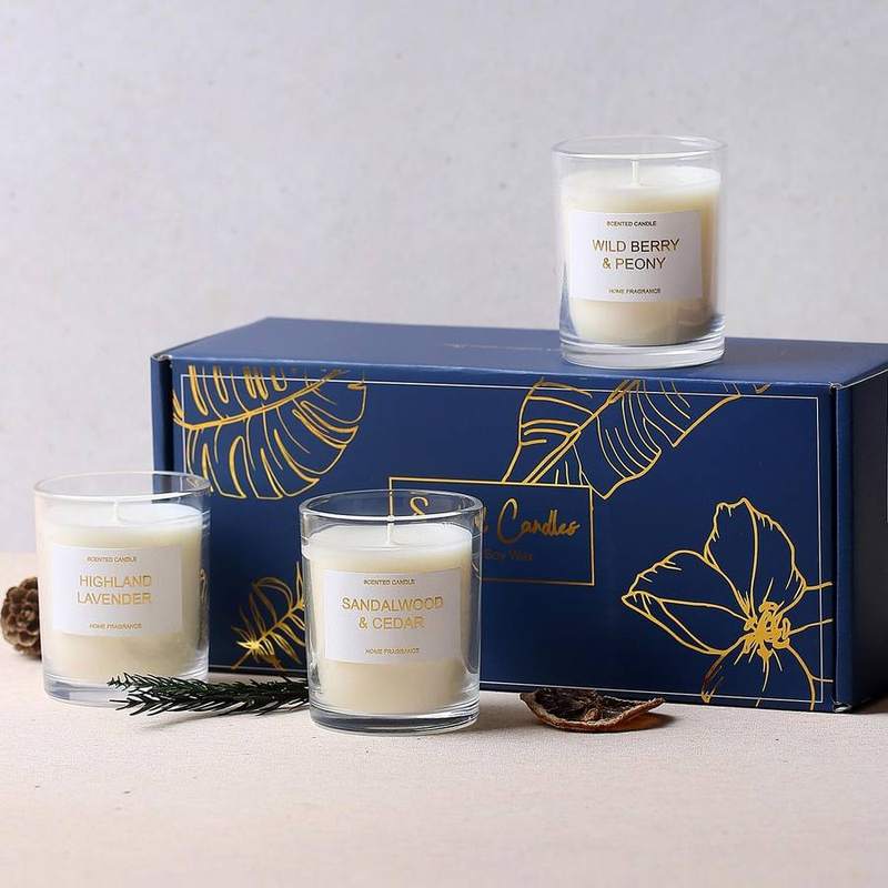 PROFIKLA Lavender, Peony & Berries, Sandalwood Candle Gift Set of 3 — photo 13 of 14