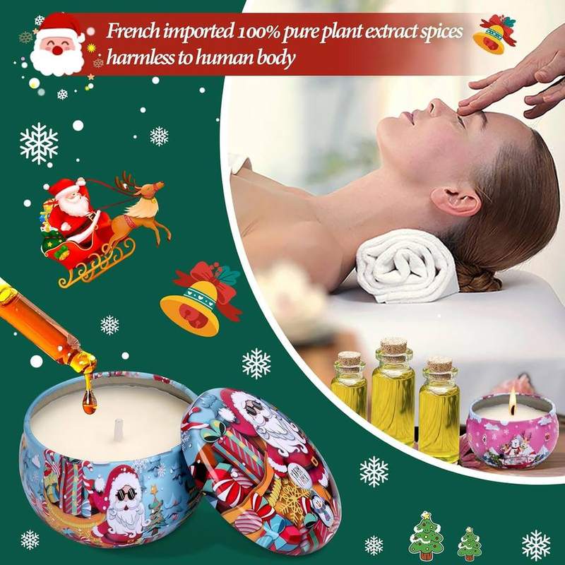 Qizeion Christmas Scented Candle Gift Set of 12 — photo 7 of 16
