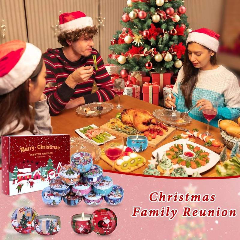 Qizeion Christmas Scented Candle Gift Set of 12 — photo 9 of 16