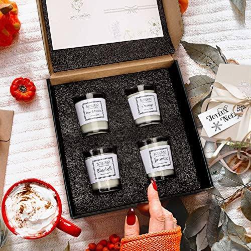 RongRao Jasmine, Pear & Freesia, Orange and Bluebell Candle Gift Set of 4 — photo 10 of 16