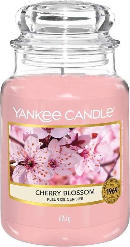 Yankee Candle Cherry Blossom Large Jar Candle — jar scented candle