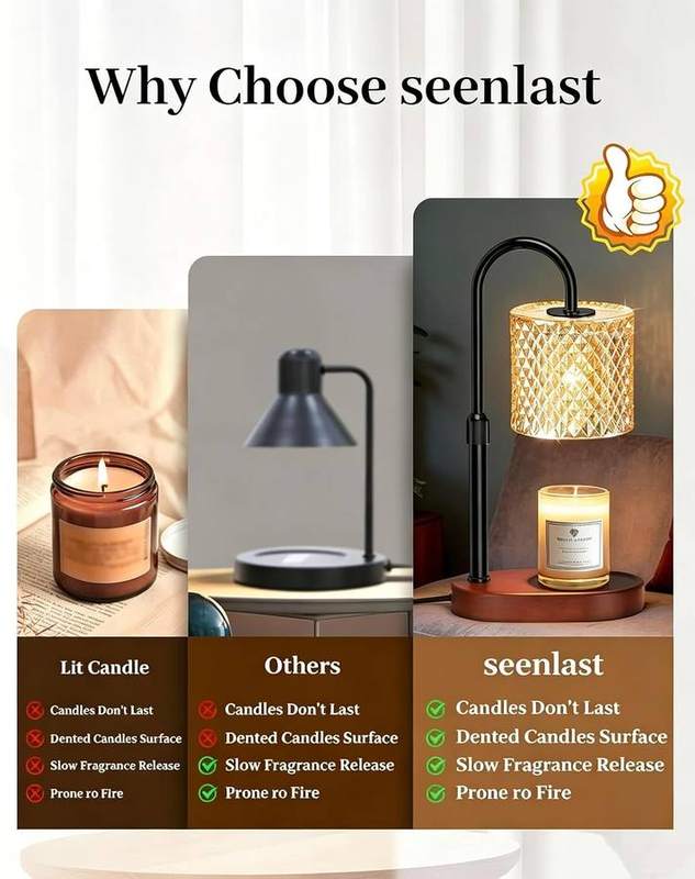 seenlast Black Candle Warmer Lamp — photo 11 of 18