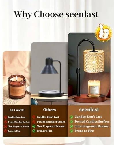 seenlast Black Candle Warmer Lamp — photo 12 of 18