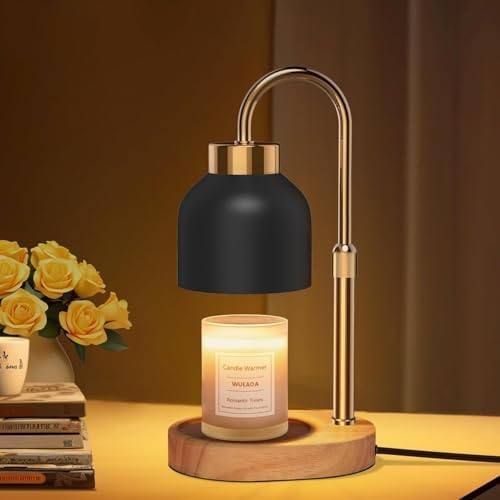 seenlast Black Wood-Base Candle Warmer Lamp — photo 2 of 18