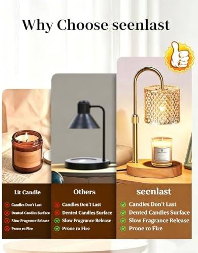 seenlast Gold Candle Warmer Lamp — photo 12 of 18