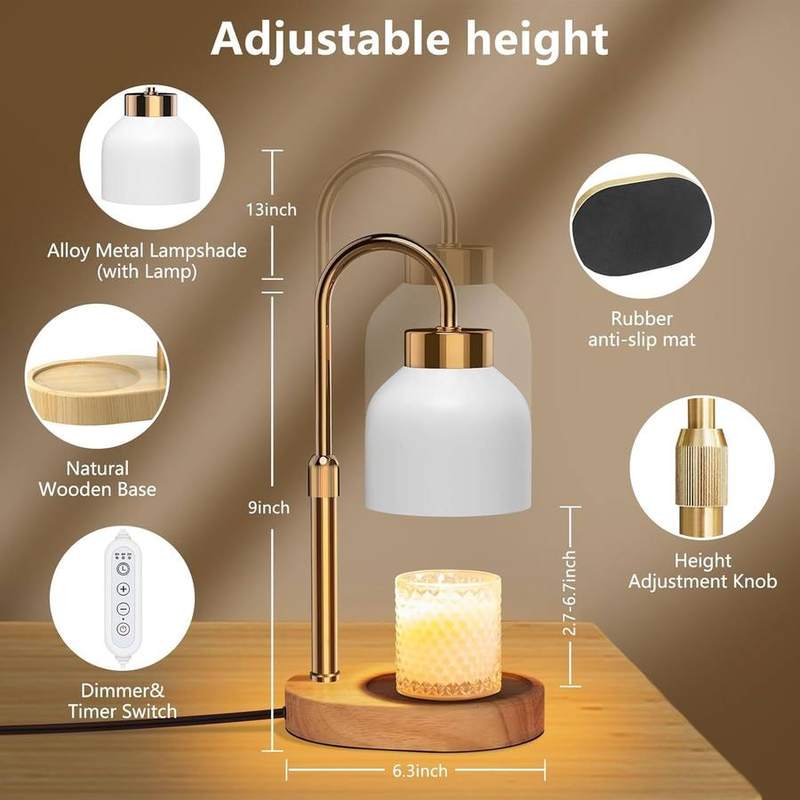 seenlast White Candle Warmer Lamp — photo 11 of 18