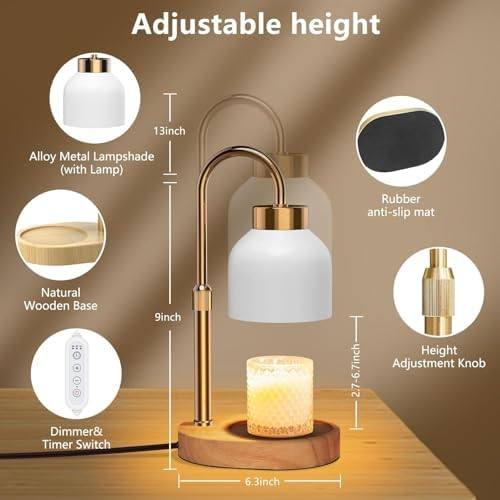 seenlast White Candle Warmer Lamp — photo 12 of 18