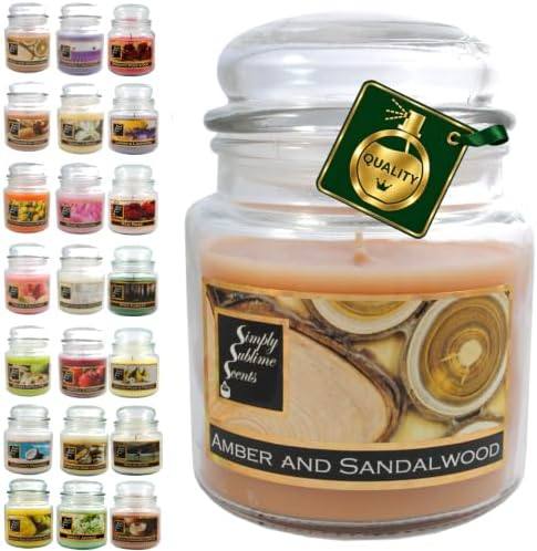 Simply Sublime Scents Amber & Sandalwood Jar Candle — photo 2 of 15