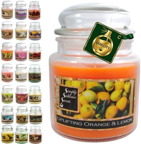Simply Sublime Scents Uplifting Orange & Lemon Jar Candle — photo 2 of 13