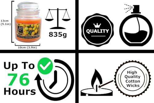 Simply Sublime Scents Uplifting Orange & Lemon Jar Candle — photo 4 of 13