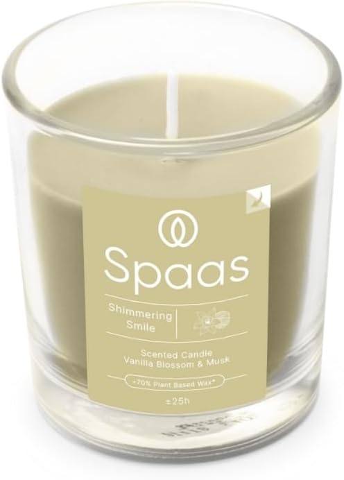 Spaas Shimmering Smile Scented Candle, 25 Hours — scented candle