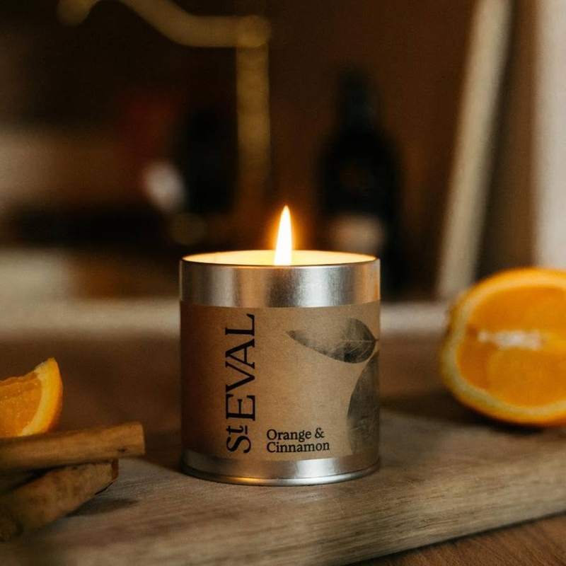 St Eval Orange & Cinnamon Scented Tin Candle — photo 7 of 12