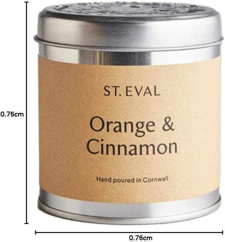 St Eval Orange & Cinnamon Scented Tin Candle — photo 11 of 12