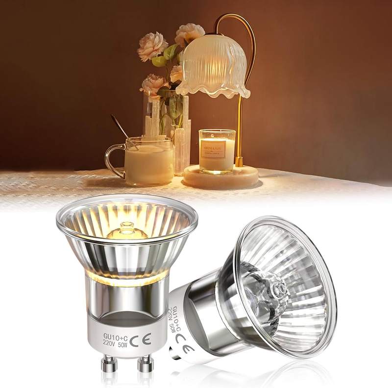 TobeBright 2 Pack Mini MR11 GU10 50W Candle Warmer Lamp Bulb — GU10 candle warmer bulb