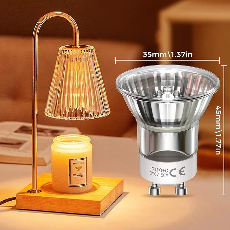 TobeBright 2 Pack Mini MR11 GU10 50W Candle Warmer Lamp Bulb — photo 11 of 12