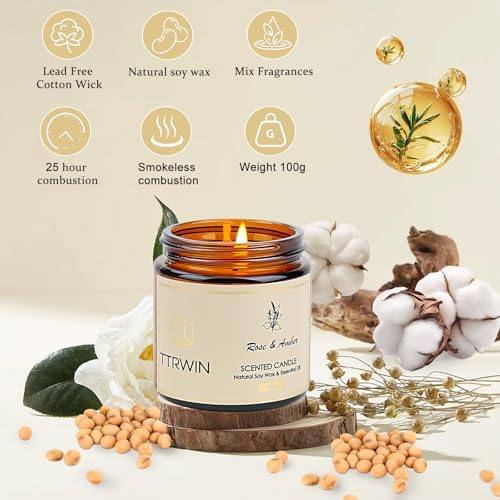 TTRWIN Floral Candle Gift Set of 4 — photo 4 of 12