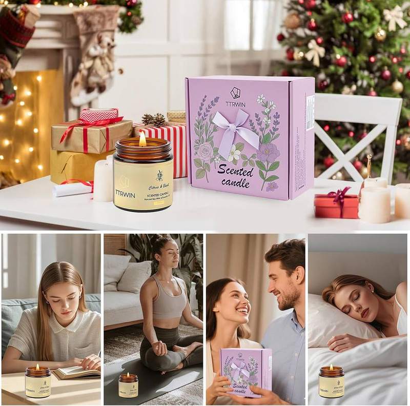 TTRWIN Floral Candle Gift Set of 4 — photo 11 of 12