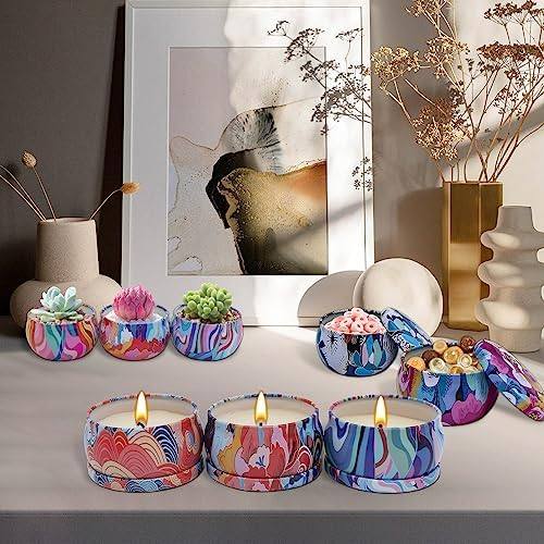 TTRWIN Scented Candle Gift Set of 9, Soy Tins — photo 10 of 12
